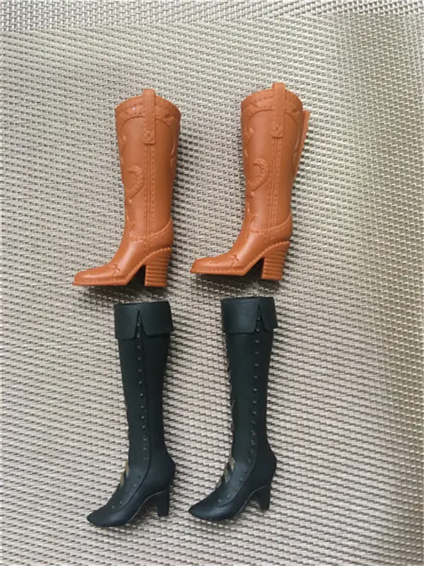 Original Princess Doll Shoes for 1/6 Dolls ST/PP/FR/IT Dolls Fashion Female Doll High-heels Martin Boots Dolls Accessories