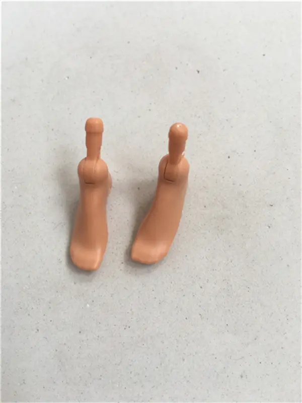 Original Doll Replacement Hands Feets for Babi Doll Multi-Joints Yoga Body Male Female Doll Accessories White Brown Black Color