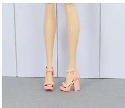 Original Female Doll Shoes Boots Kids DIY Playing Doll Accessories Colorful Doll Shoes Red Blue Black Gold Doll Decors Boots