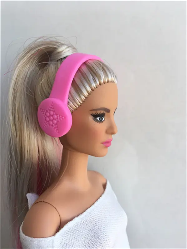 Dolls Jewellery Pearl Necklace Earrings Watches Belt bags Headphone for Toy Dolls Dress Up