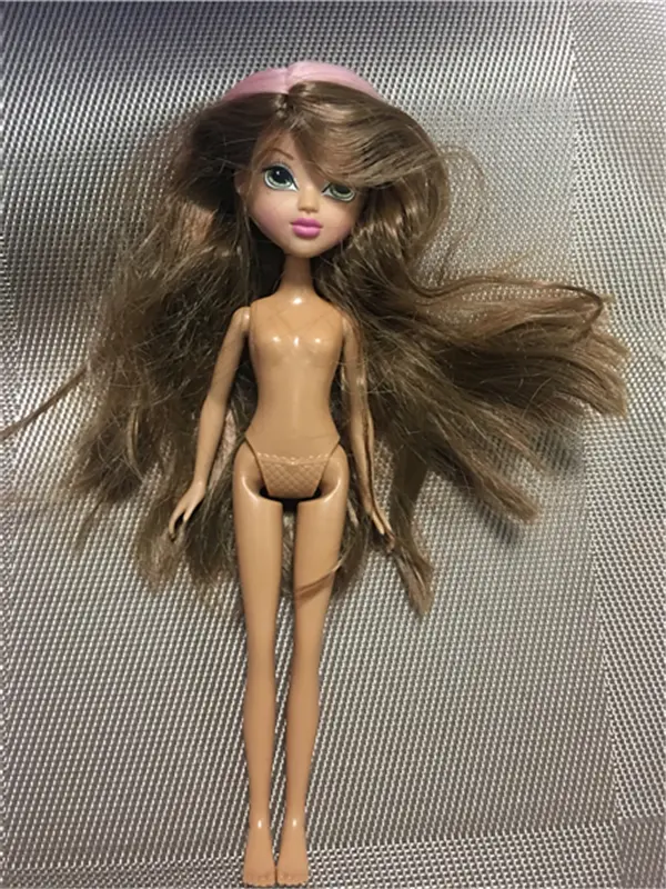 Rare Global Limited Original Doll Body Princess Doll Head Girl DIY Dressing Hair Toys Favorite Collection Princess Doll