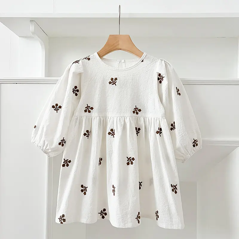 Girls' Dress, Baby's Crawl Dress, Korean Version, Sisters Dress, Spring and Autumn Style, Long Sleeved Cotton Baby Girls' Dress