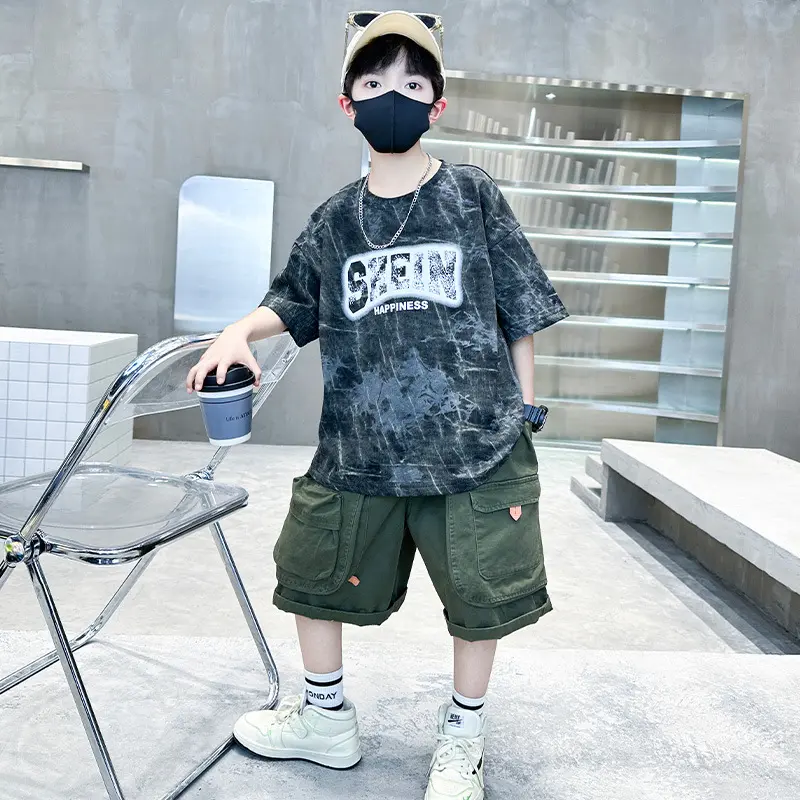 Children's Clothing Boys' Summer T-shirt 2025 New Summer Style Short Sleeved Summer Top Boys' Fashion Wholesale