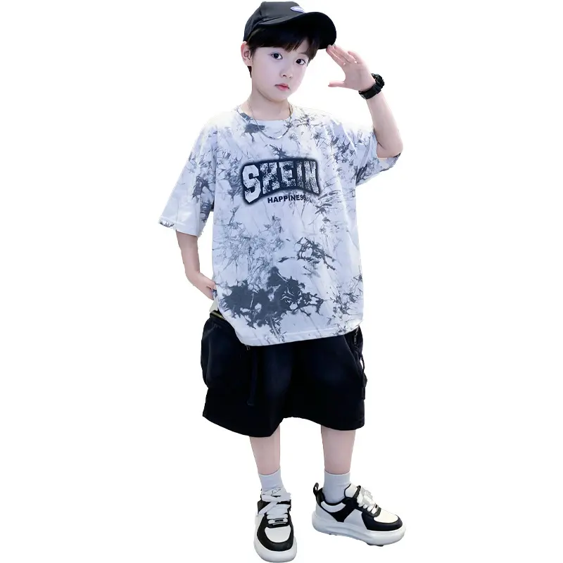 Children's Clothing Boys' Summer T-shirt 2025 New Summer Style Short Sleeved Summer Top Boys' Fashion Wholesale