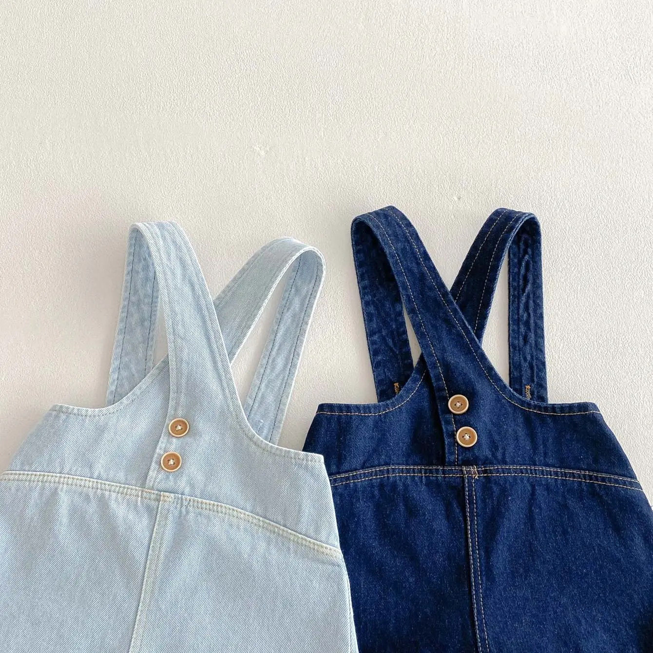 Baby Korean Version Summer Denim Pure Cotton Overalls Baby Stylish Jumpsuit Casual Outdoor Versatile Shorts