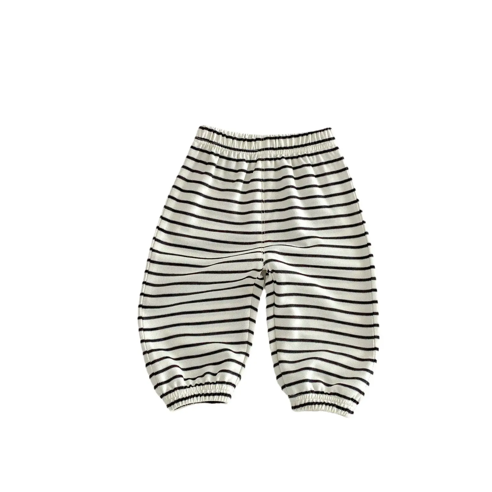 Spring Baby Boy & Girl Stripe Casual Pants 0-5 Years - Korean Style Simple & Loose-Fit Trousers for Toddlers