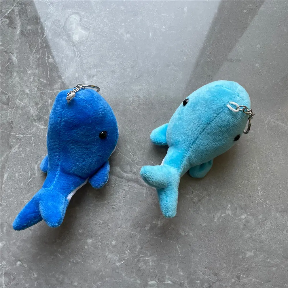 20PCS Mix Colors Ocean Animal 11CM Plush Toy Doll Pendant Keychain