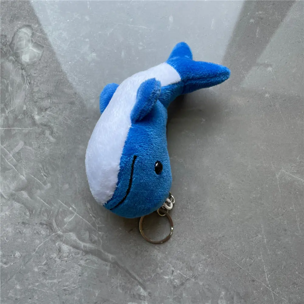 20PCS Mix Colors Ocean Animal 11CM Plush Toy Doll Pendant Keychain