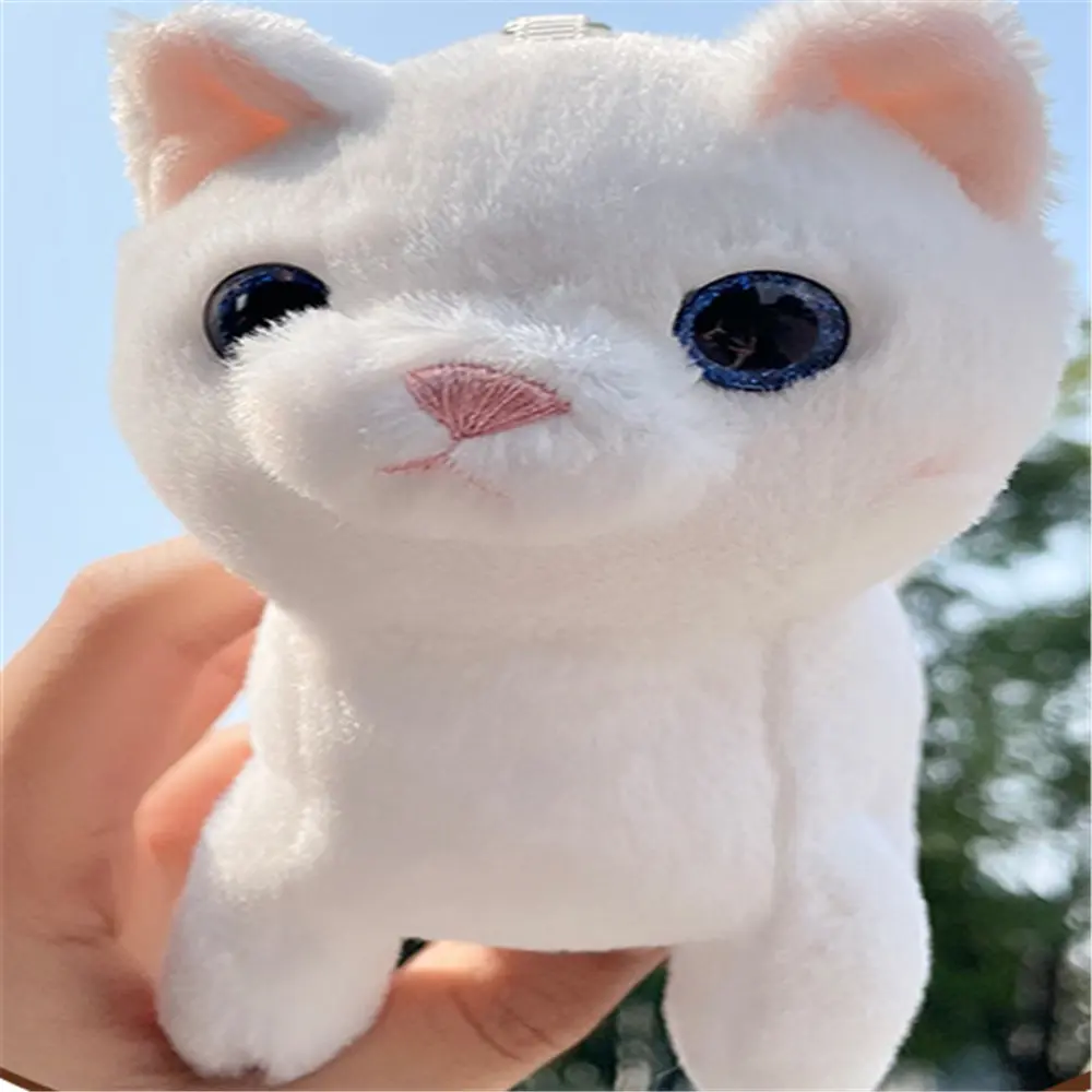 Cat Toy , Size 12CM Cute Cat Stuffed Plush Animal Toy ,  New Gift Key Chain Cat