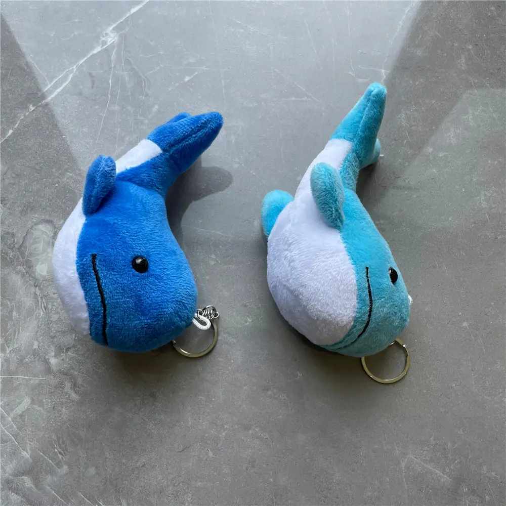 20PCS Mix Colors Ocean Animal 11CM Plush Toy Doll Pendant Keychain
