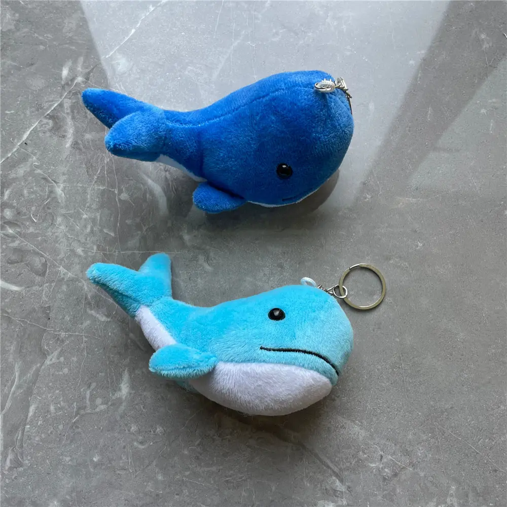 20PCS Mix Colors Ocean Animal 11CM Plush Toy Doll Pendant Keychain
