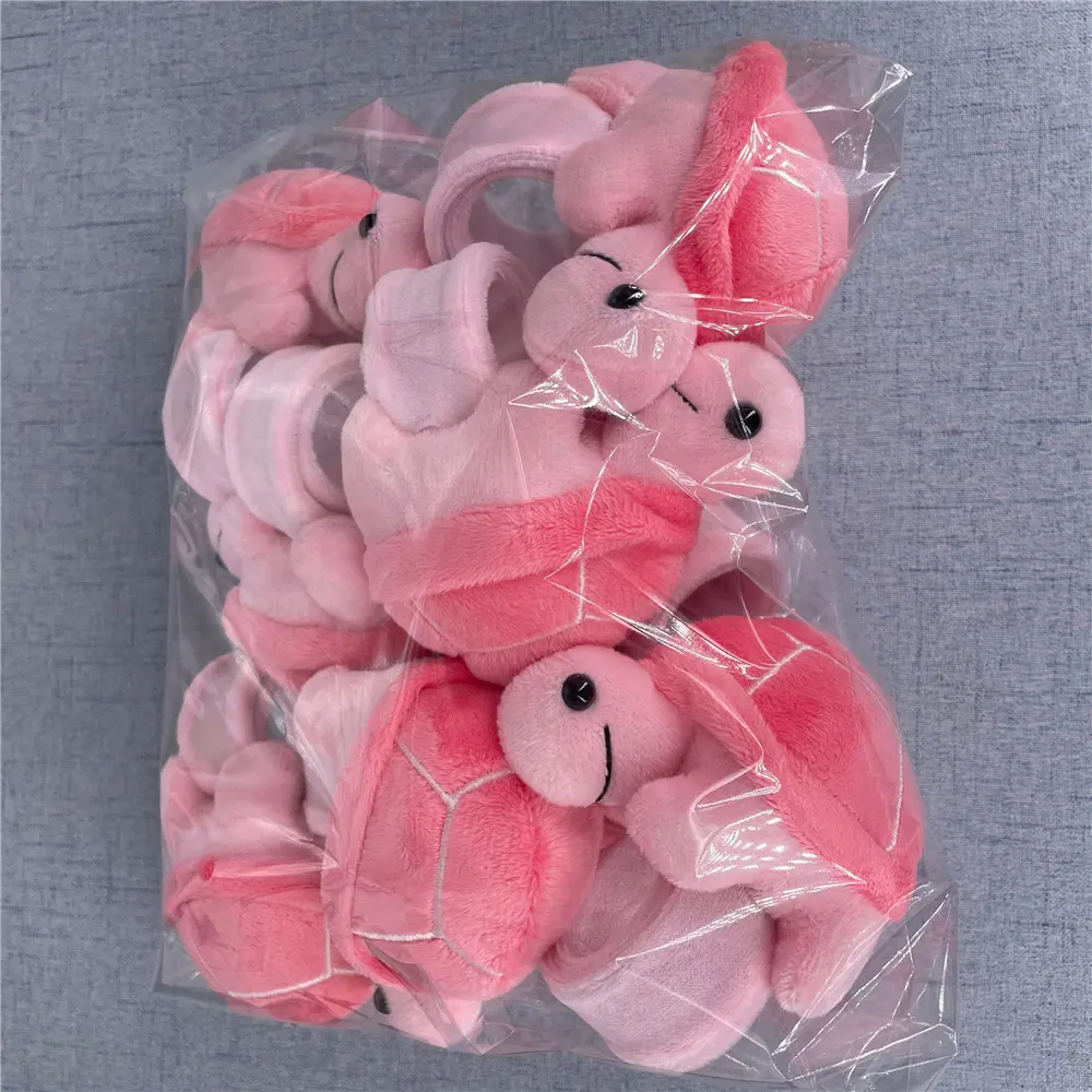 20PCS , 9CM Stuffed Animal Tortoise Plush Toy , Bracelet Wrist Slap Decoration Plush Doll Toy