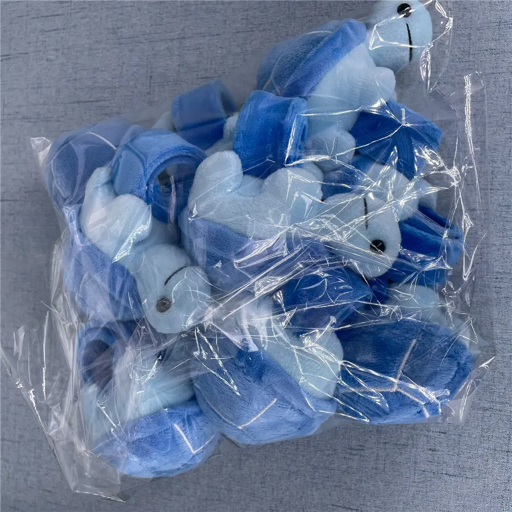 20PCS , 9CM Stuffed Animal Tortoise Plush Toy , Bracelet Wrist Slap Decoration Plush Doll Toy