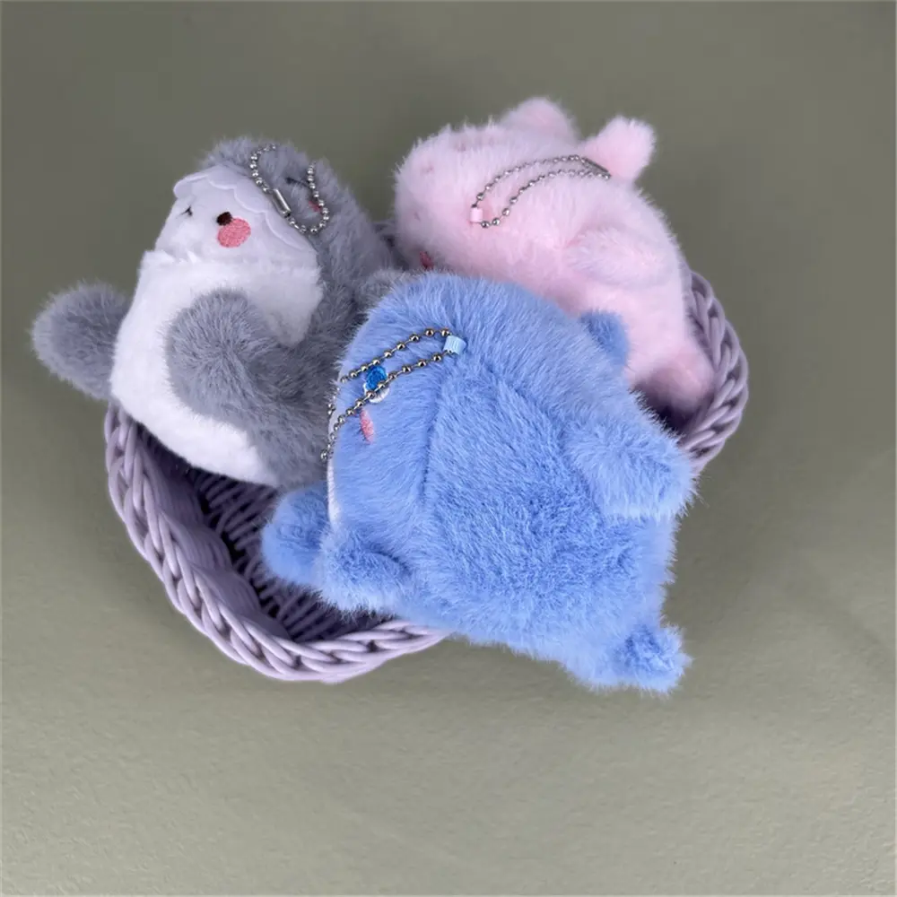 10PCS Wholesale 15CM Approx, Key Ring Chain Shark Plush Stuffed Toy Plush Animal Doll