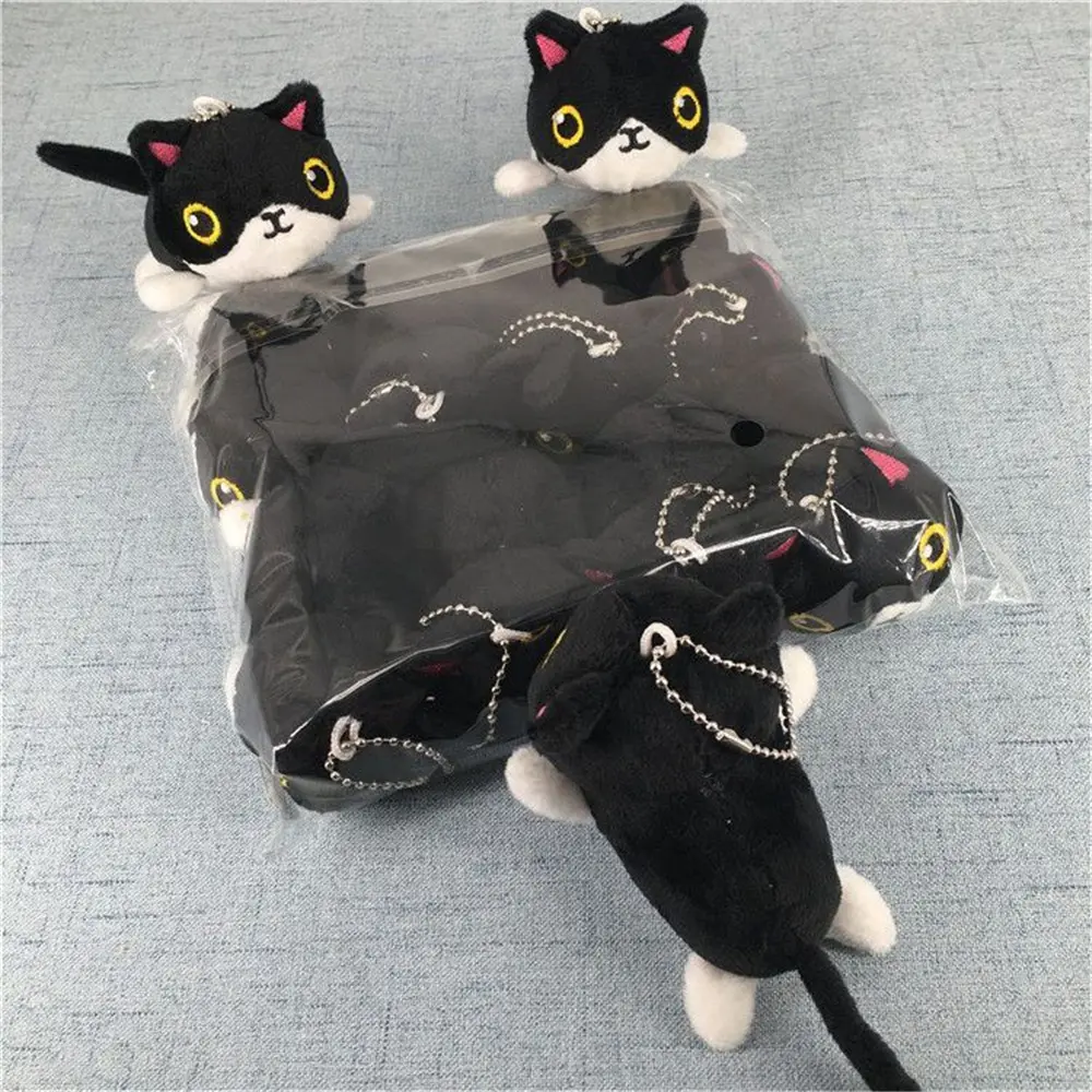 Wholesale 9PCS Cat Plush Keychain TOY , Gift Stuffed Decor Toy