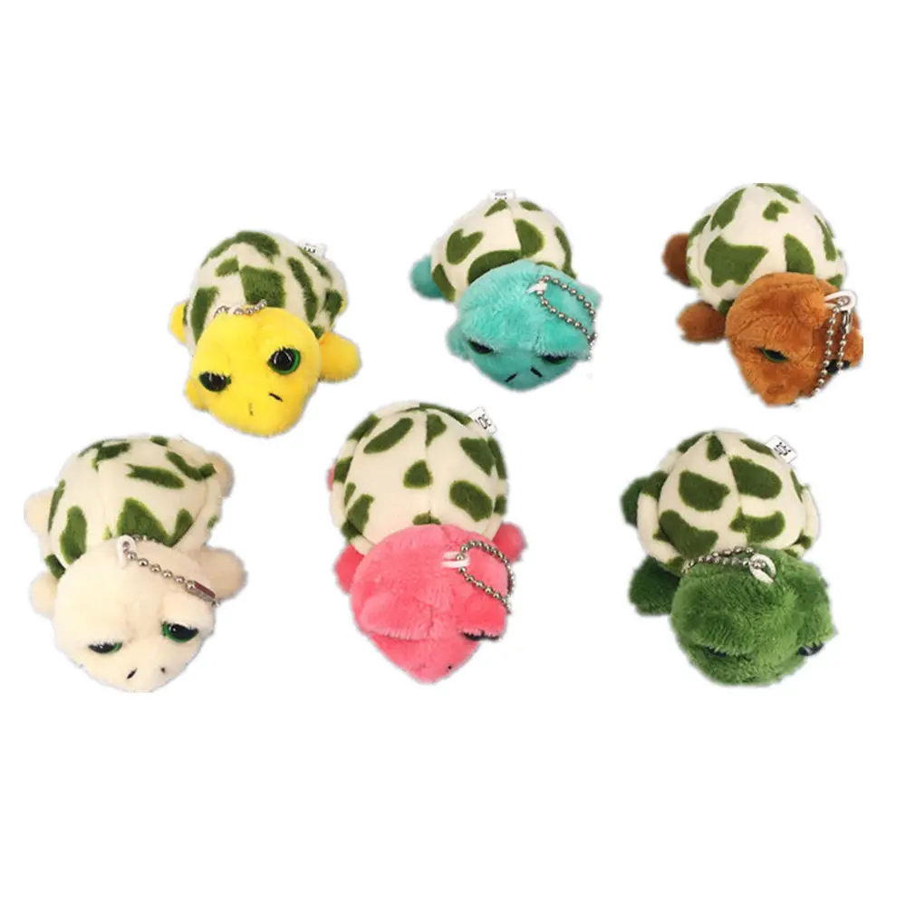 10PCS/LOT New Tortoise Plush Stuffed TOY - Key Chain Pendant Gift Plush Toy Doll