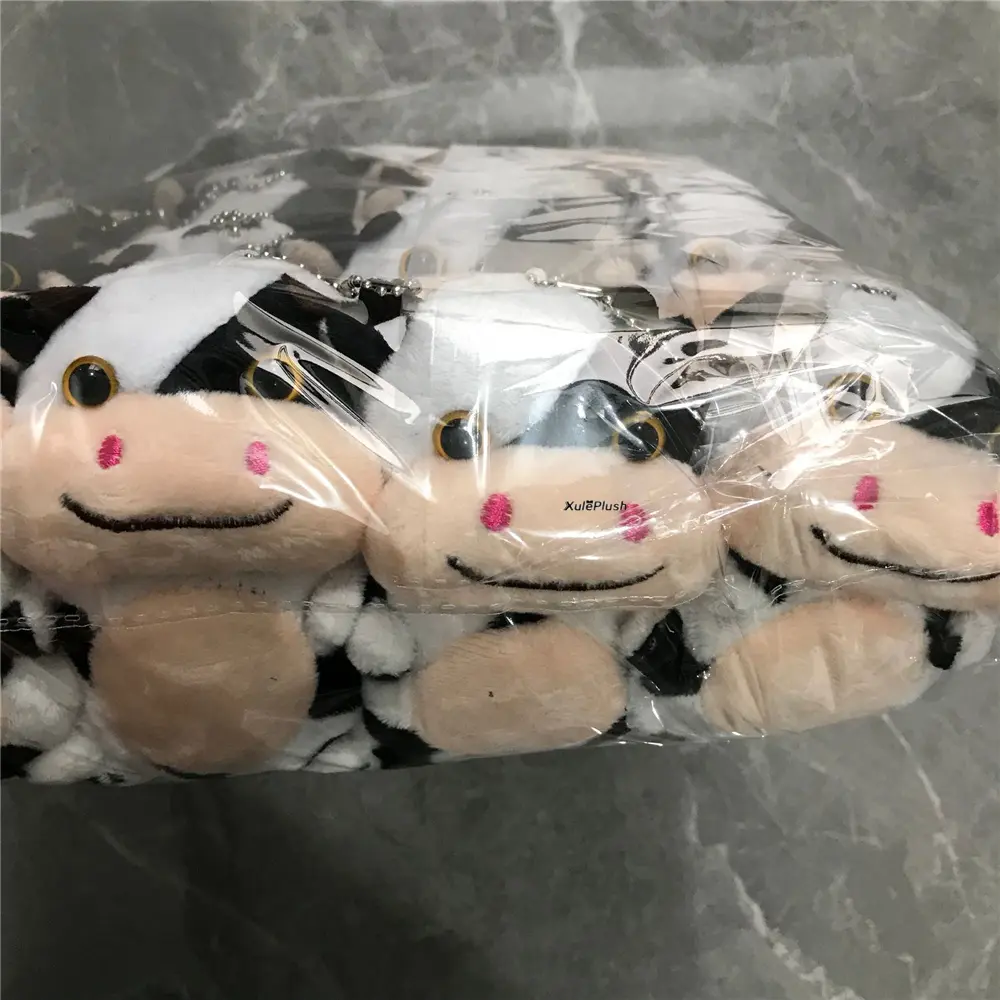 20PCS 10CM Cow Stuffed Plush Toy , Cute Animal Cow Pendant Doll Gift