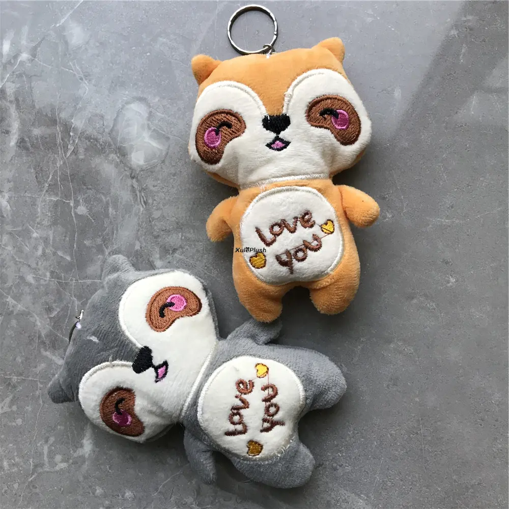 50PCS Mix Colors 9CM Bear Plush Small Plush Toys