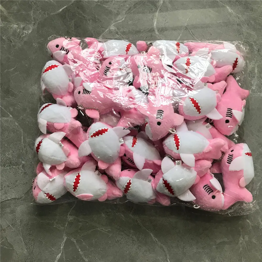3Colors, 30PCS Wholesale 5CM Plush Stuffed Shark Toy