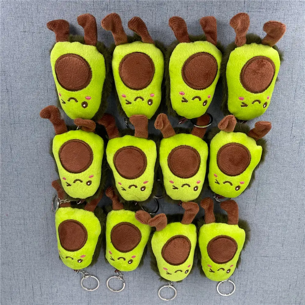 CUTE 15PCS/LOT New Small 8CM Fruit Toy , Keychain Plush DOLL TOY ; Gift Accessories Plush Toy
