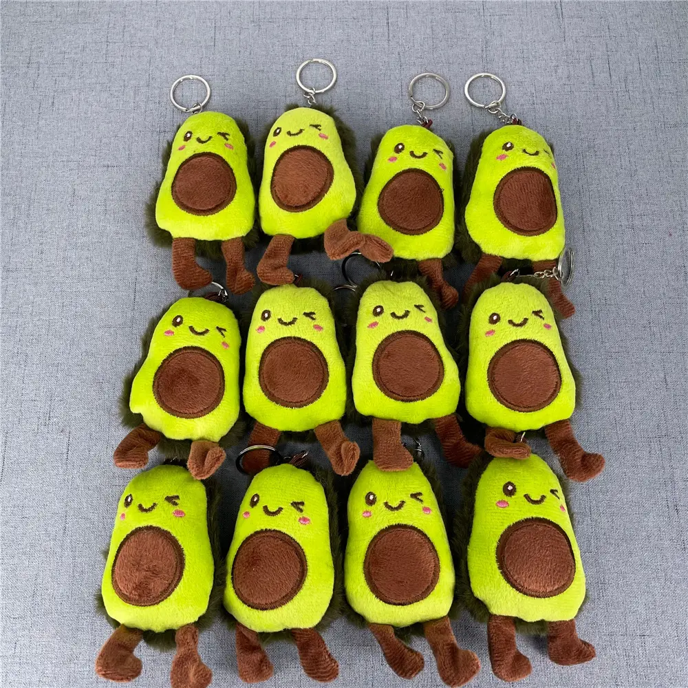 CUTE 15PCS/LOT New Small 8CM Fruit Toy , Keychain Plush DOLL TOY ; Gift Accessories Plush Toy