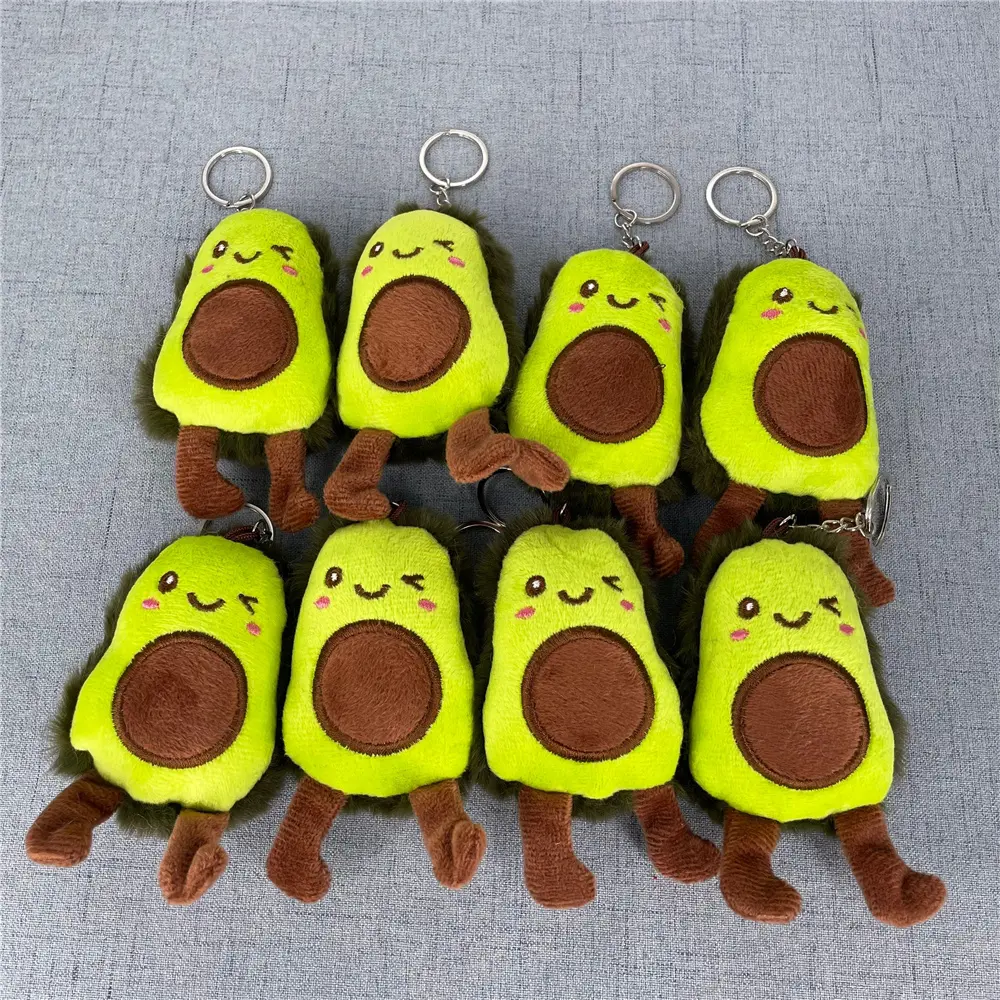 CUTE 15PCS/LOT New Small 8CM Fruit Toy , Keychain Plush DOLL TOY ; Gift Accessories Plush Toy