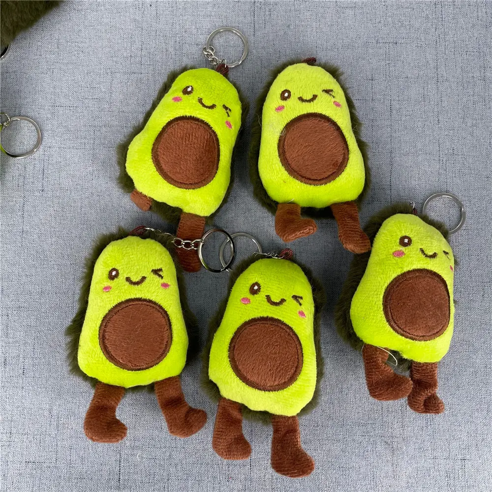 CUTE 15PCS/LOT New Small 8CM Fruit Toy , Keychain Plush DOLL TOY ; Gift Accessories Plush Toy
