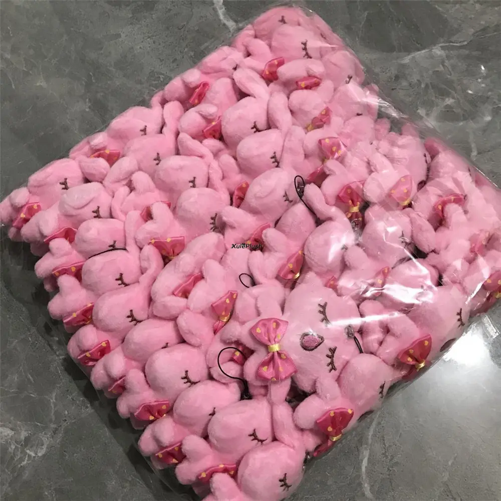40PCS Wholesale Small 6CM 4Colors - Little Rabbit Plush Stuffed TOY DOLL