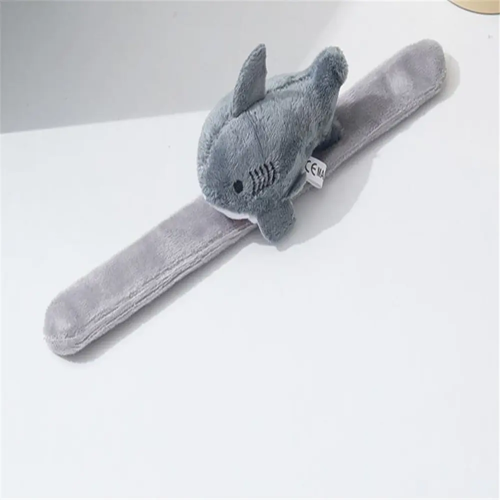 Cute 3Colors 8CM Shark Plush Bracelet Toy , Wrist Belt Decor Gift Plush Doll