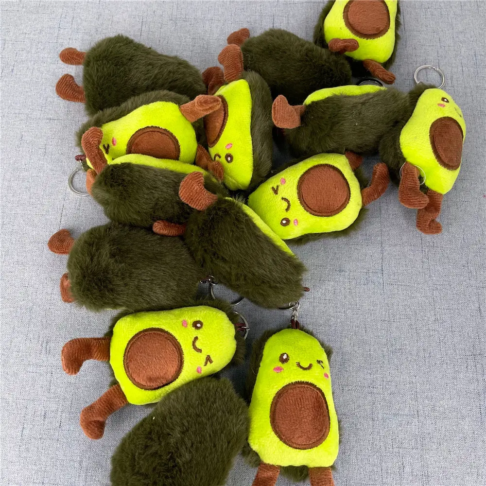 CUTE 15PCS/LOT New Small 8CM Fruit Toy , Keychain Plush DOLL TOY ; Gift Accessories Plush Toy
