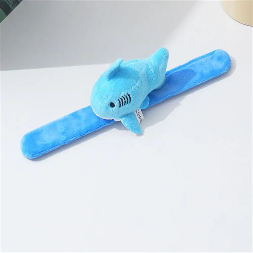 Cute 3Colors 8CM Shark Plush Bracelet Toy , Wrist Belt Decor Gift Plush Doll