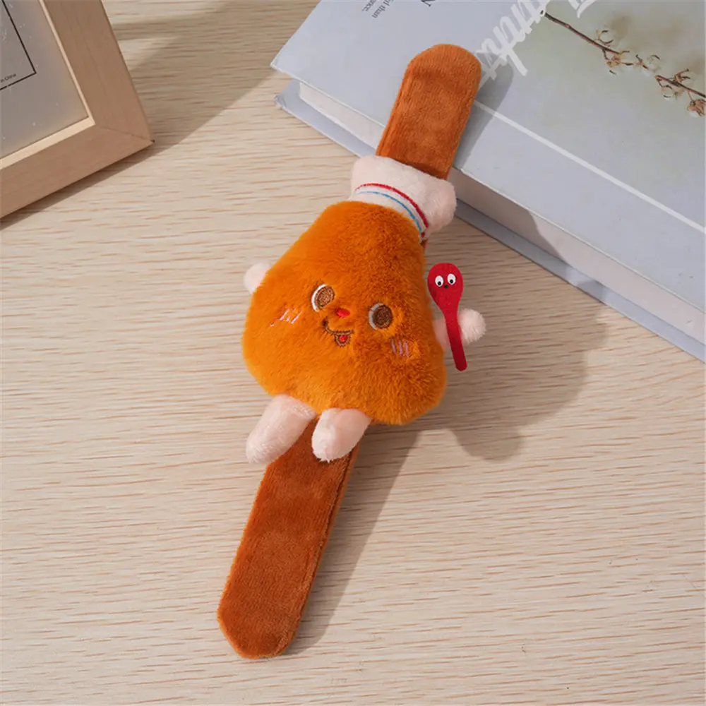 20PCS 7-12CM 5Models, Plush Stuffed Cute Food Plush Toy ,  Wrist New Bracelet Plush Doll