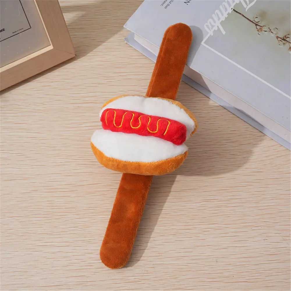 20PCS 7-12CM 5Models, Plush Stuffed Cute Food Plush Toy ,  Wrist New Bracelet Plush Doll