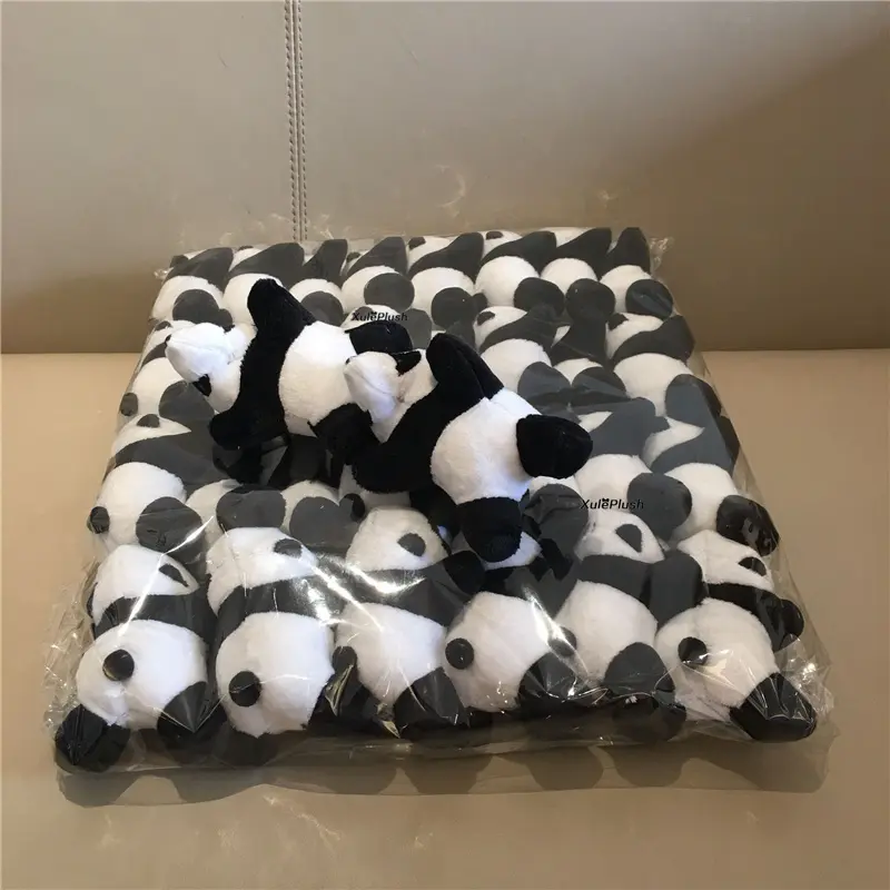 24PCS/LOT 9CM Panda Plush Gift Doll Plush Accessories Plush Toy