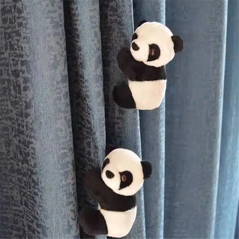 9CM Small Panda Clip Plush Gift For Kids Panda Toy