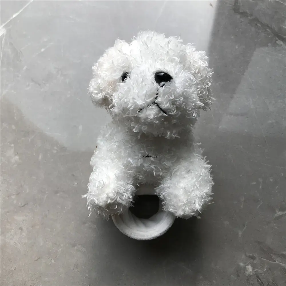 10PCS Wholesale , Cute 9CM Fluffy Dogs IN 3Colors , Children's Cute Hand Belt Plush Toy
