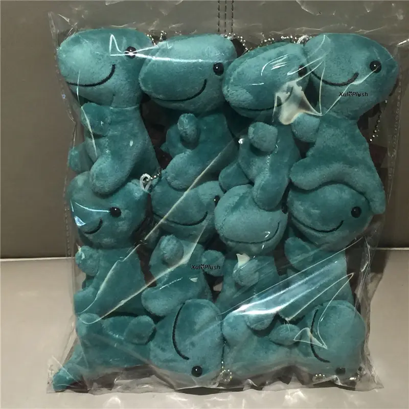 10PCS Wedding Gift Dinosaur Plush TOY DOLL , 6CM Key Chain 4Colors- Cotton Stuffed Animal