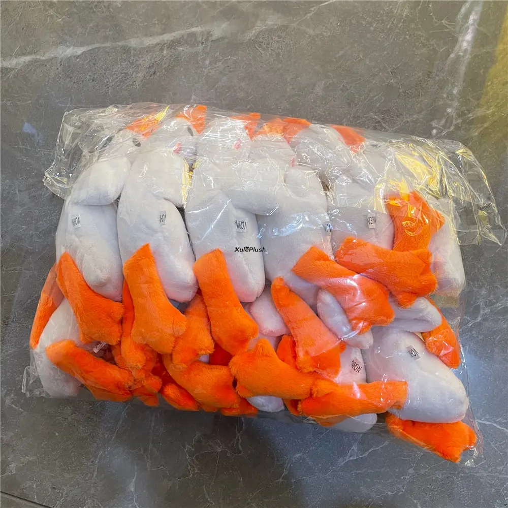 12PCS 12CM Approx. Duck Toy , Key Chain Plush Stuffed Toy Animal