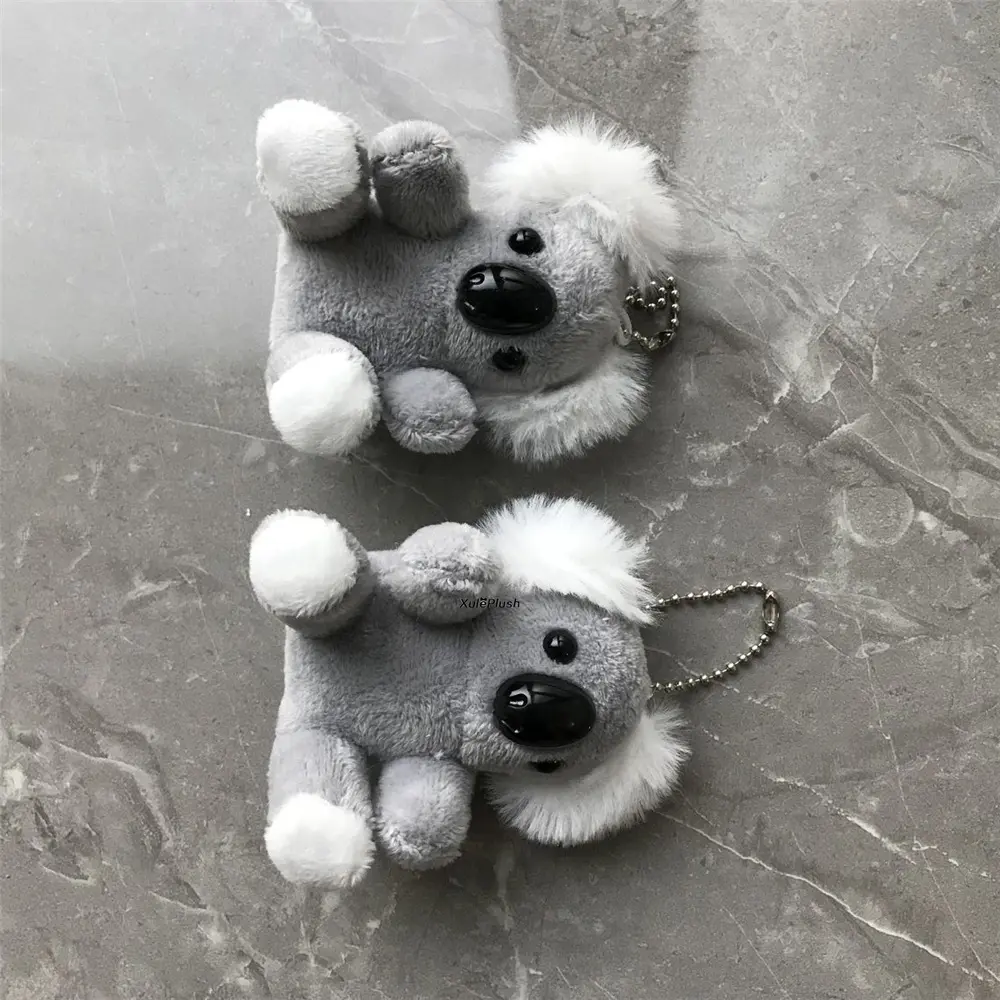 10PCS Gray Colors Animal Plush TOY - Small 7CM Stuffed Plush Toy