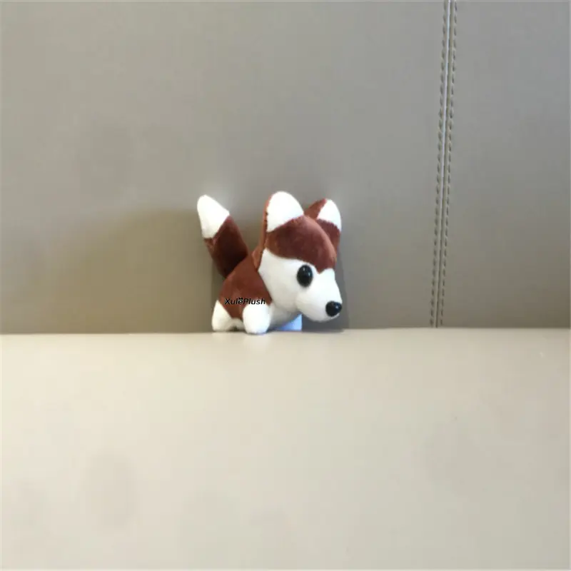 7CM approx. Dog toy ,  4colors- Plush Stuffed animal Toy doll , keychain Plush dog
