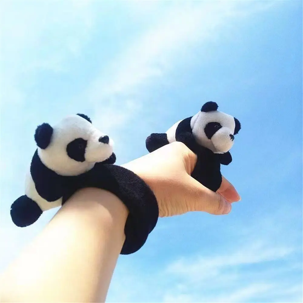 10CM Gift Black Belt Panda Toy , Bracelet Toy