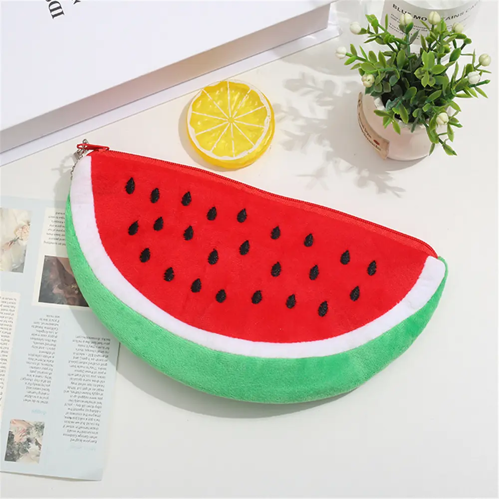 10CM 20CM Plush Purse , Coin Bag , Fruit Animal Plush Bag , Plush Coin Bag