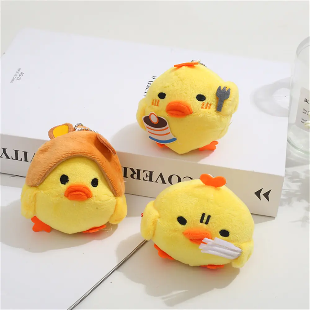 Multi-Designs, Horse , Chicken , Duck , Panda Fish Plush Toy , Key Chain Plush Stuffed Animal TOY