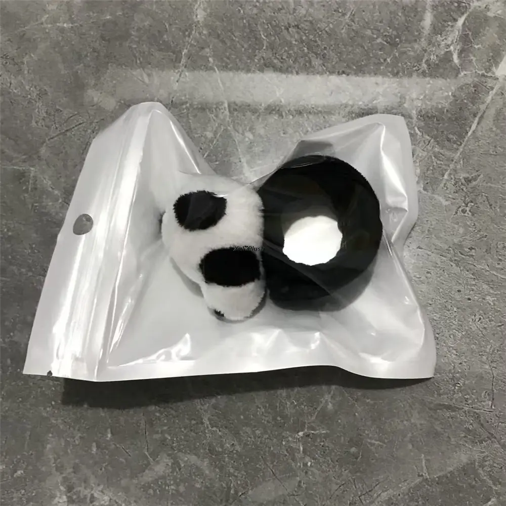 Panda Cute Little Plush Toy  , Hair Tie , Belt , Plush Purse Plush Stuffed TOY