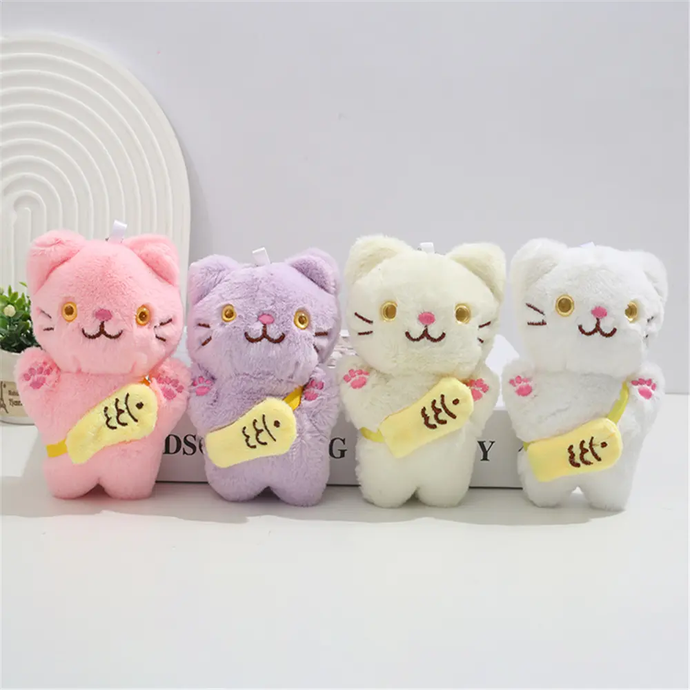 Multi-Designs, Horse , Chicken , Duck , Panda Fish Plush Toy , Key Chain Plush Stuffed Animal TOY