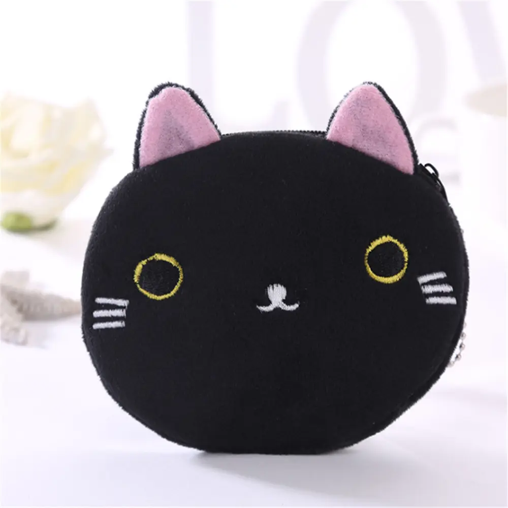 Cute 6Colors Cat Toys , 10CM Approx. Plush Bag Toy Doll , Pendant Key Chain Gift Plush Bag TOY