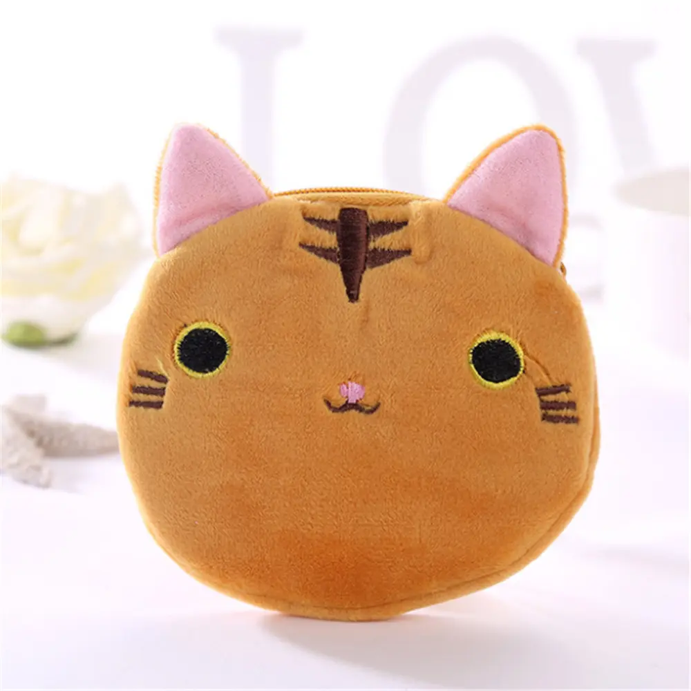 Cute 6Colors Cat Toys , 10CM Approx. Plush Bag Toy Doll , Pendant Key Chain Gift Plush Bag TOY