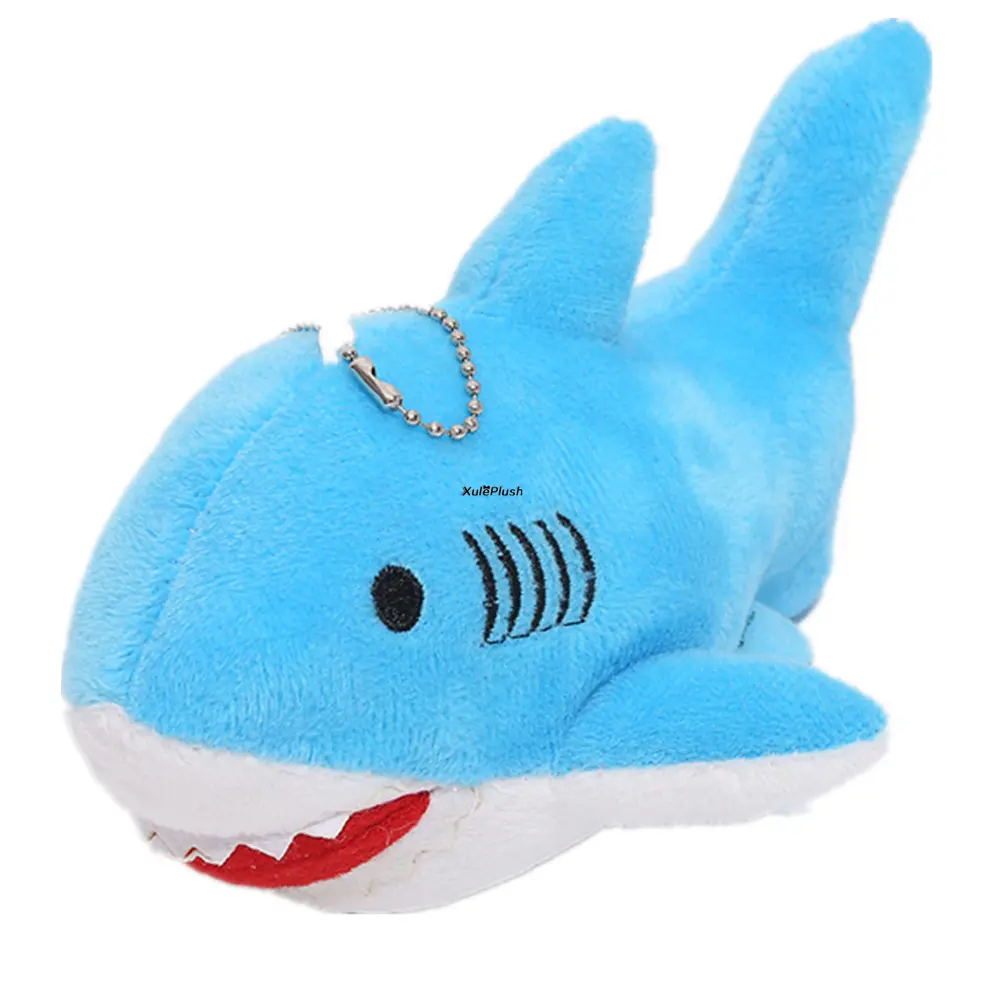 Designs Choice - Ocean Animal , PP Cotton Stuffed Plush Toy With Keychain Fish Shark Etc.