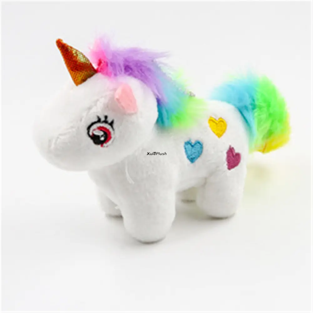 4Colors , 9CM Horse Stuffed Plush DOLL , Plush Animal Key Chain TOY DOLL