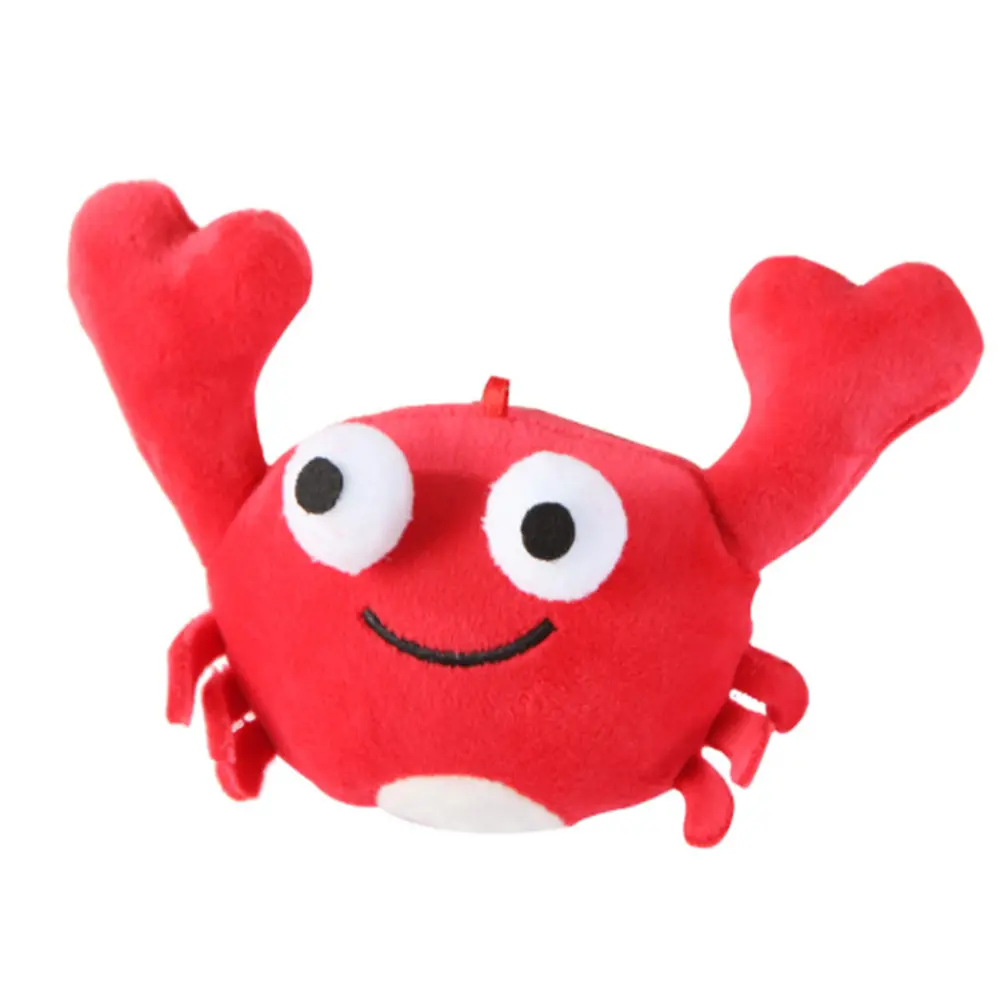 12CM-15CM 2Sizes , 2Designs, Crab Keychain Plush Doll , Pendant Lobster Stuffed Animal Toy